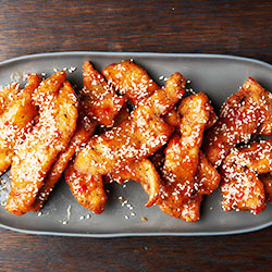 Honey chilli chicken strip thumbnail