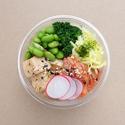 Chicken teriyaki poke bowl (Low Gluten) thumbnail
