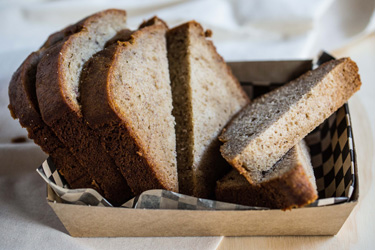 Fresh banana bread slices thumbnail
