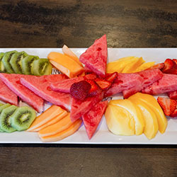 seasonal fresh fruit platter