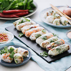 Standard rice paper rolls - serves up to 8 thumbnail