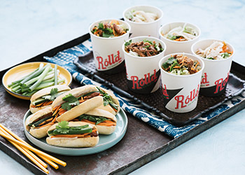 Mini bowls and baguettes - serves up to 8 thumbnail